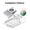 OFFICIAL Raspberry Pi Active Cooler Fan Integrated Heatsink for Raspberry Pi 5